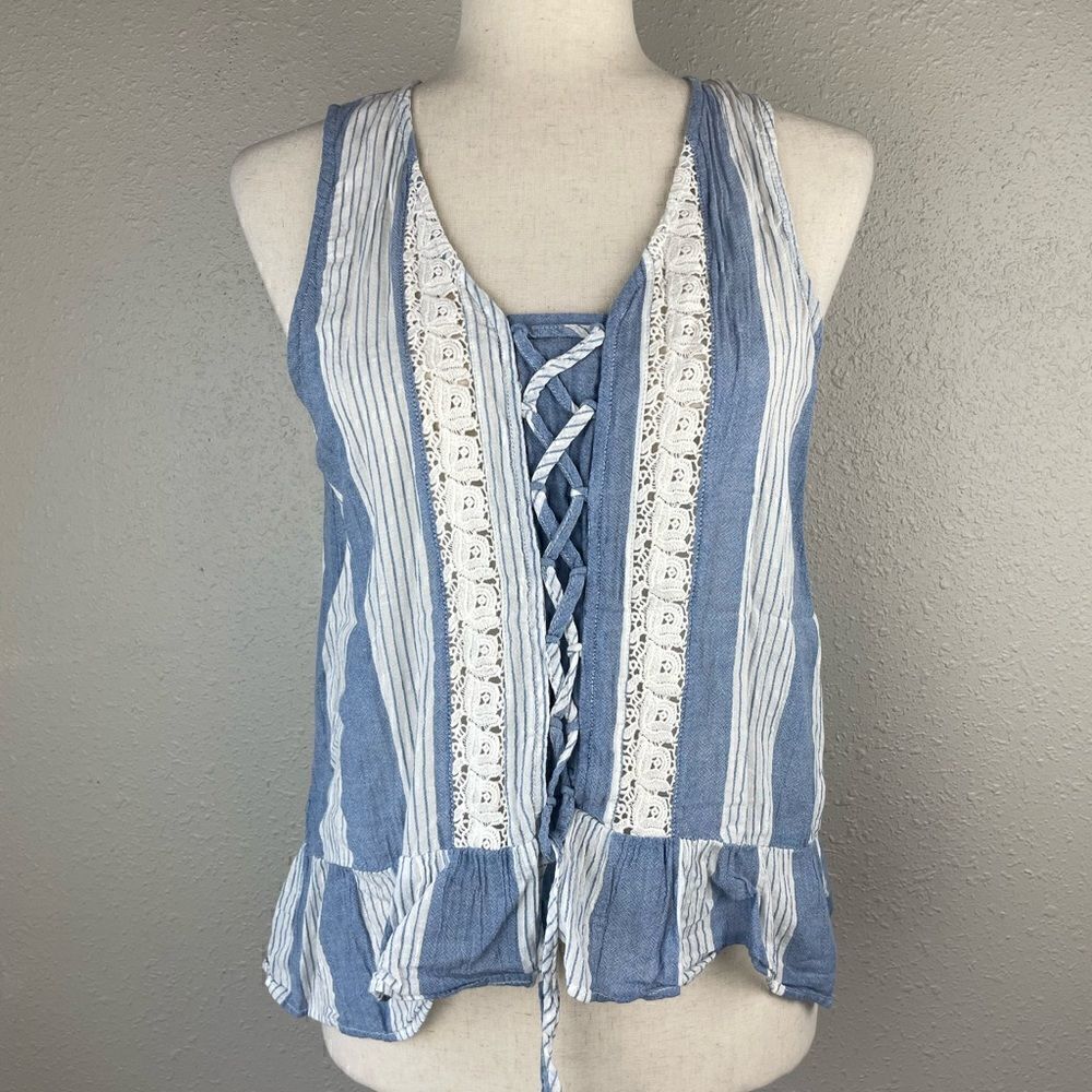 American Eagle Sleeveless Western Style Top Size XS EUC